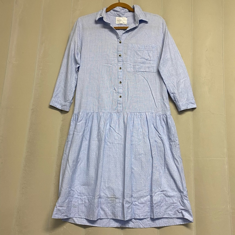 Leon & Harper Women’s Dress Medium 100% Cotton Prairie Cottagecore Farmhouse